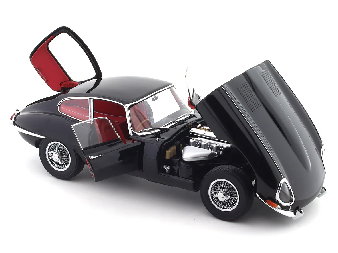 1961 Jaguar E Type Coupe black 1:18 Kyosho licensed premium diecast scale model car collectible - Image 23