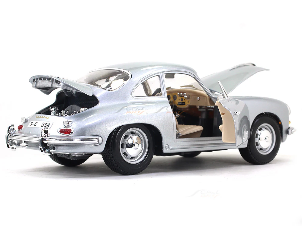 1961 Porsche 356B Coupe 1:18 Bburago diecast Scale Model car - Image 10