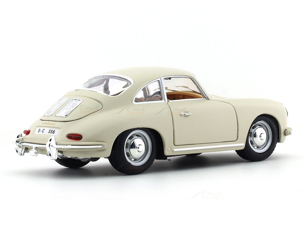 1961 Porsche 356B Coupe 1:24 Bburago licensed diecast Scale Model car - Image 4