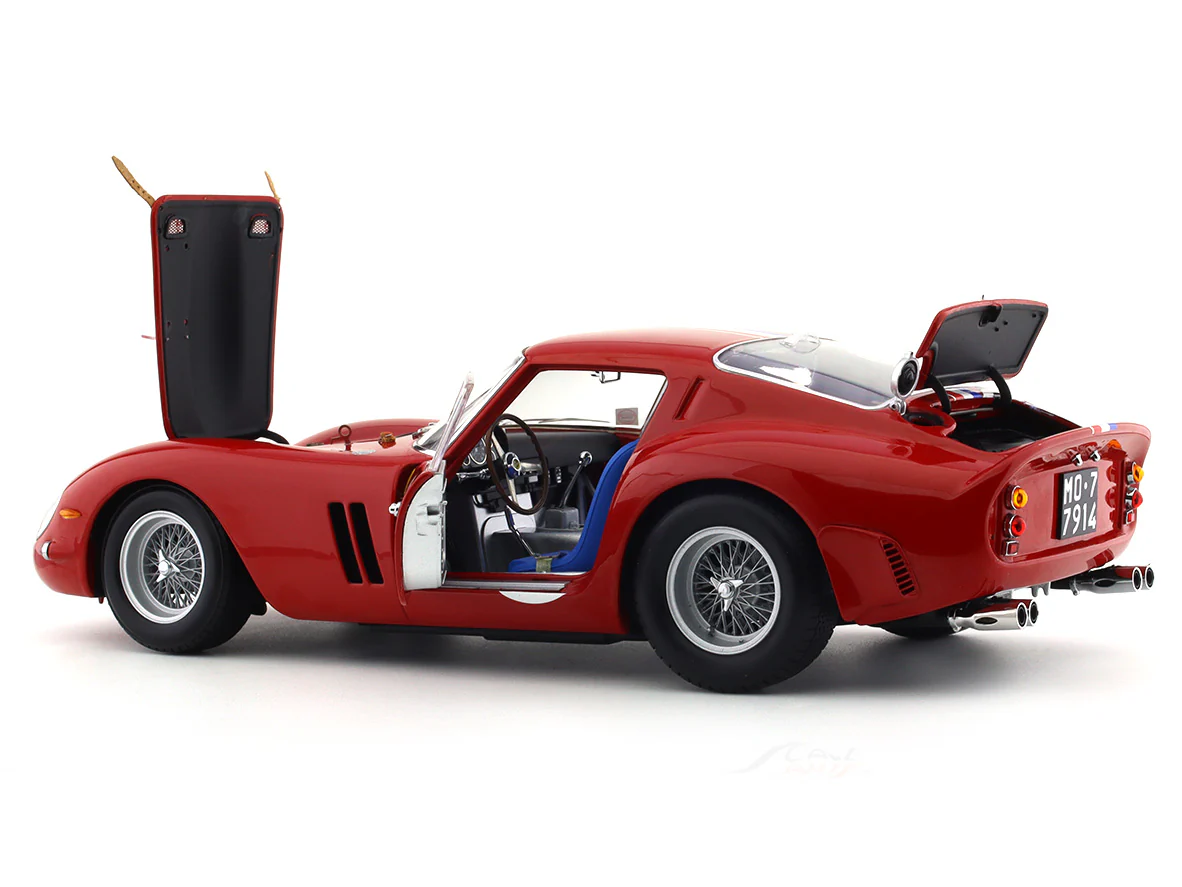 1962 Ferrari 250 GTO #19 2nd LeMans 1:18 Kyosho diecast scale model car collectible - Image 10