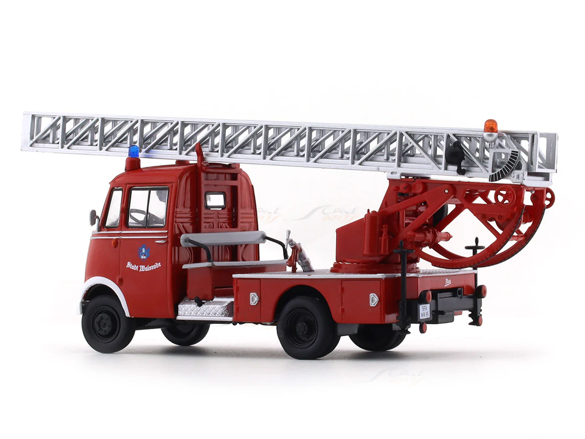 1962 Mercedes-Benz LP319 Fire Truck Germany 1:43 diecast scale model truck collectible - Image 3