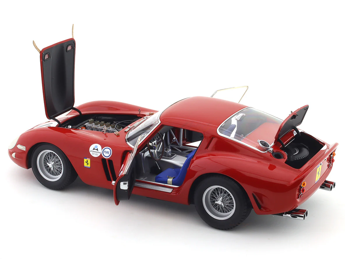 1963 Ferrari 250 GTO No 18 1:18 Kyosho licensed premium diecast scale model car collectible - Image 25