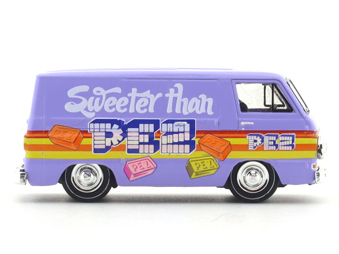 1964 Dodge A100 Panel Van PEZ 1:64 M2 Machines licensed diecast scale model car 32600-84 - Image 5