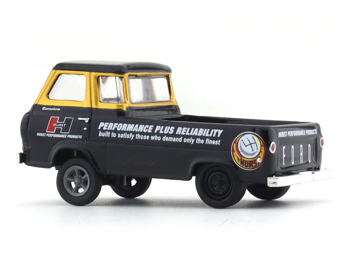 1965 Ford Econoline Pickup Hurst 1:64 M2 Machines diecast hauler scale model - Image 3