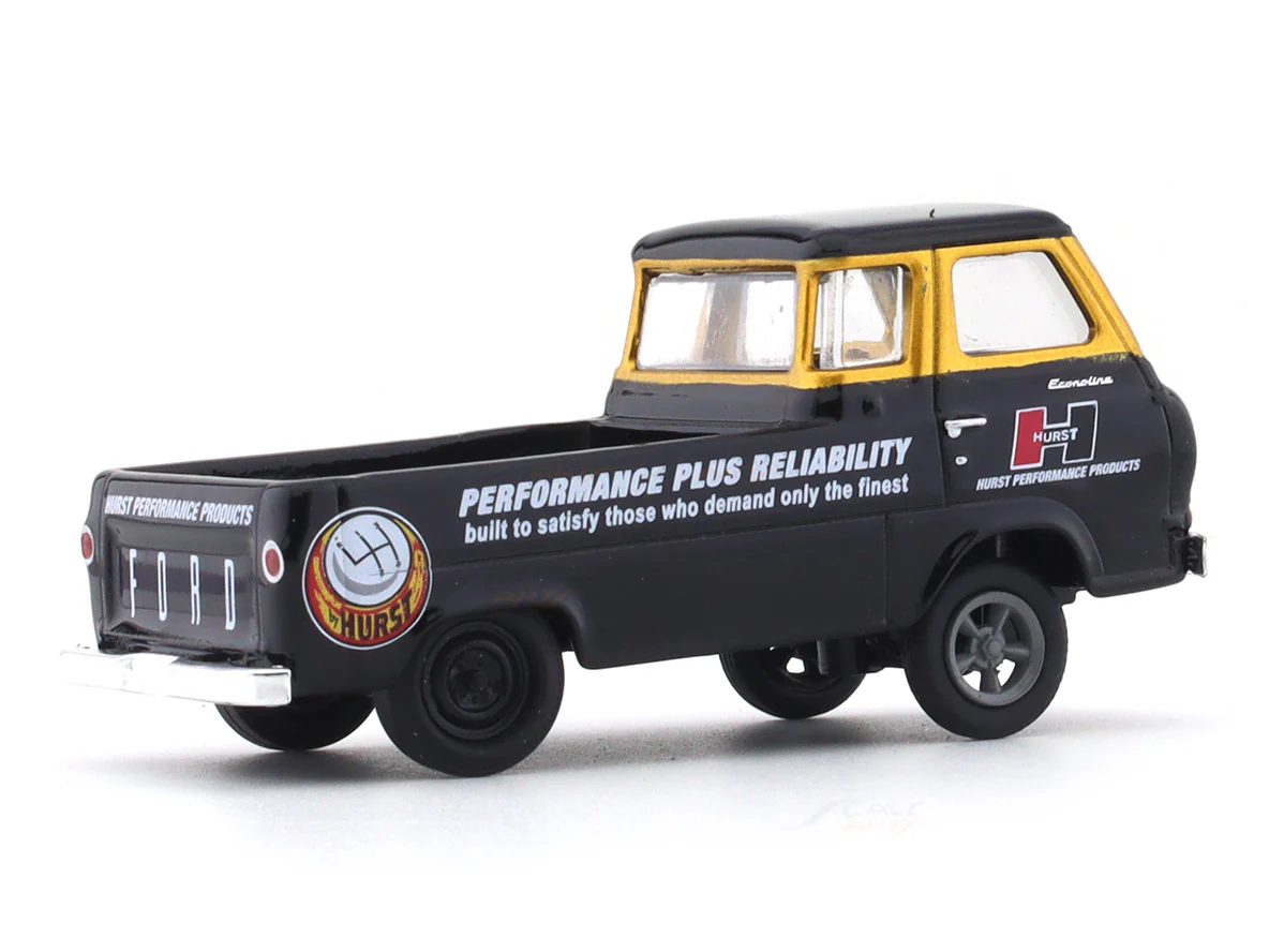 1965 Ford Econoline Pickup Hurst 1:64 M2 Machines diecast hauler scale model - Image 4