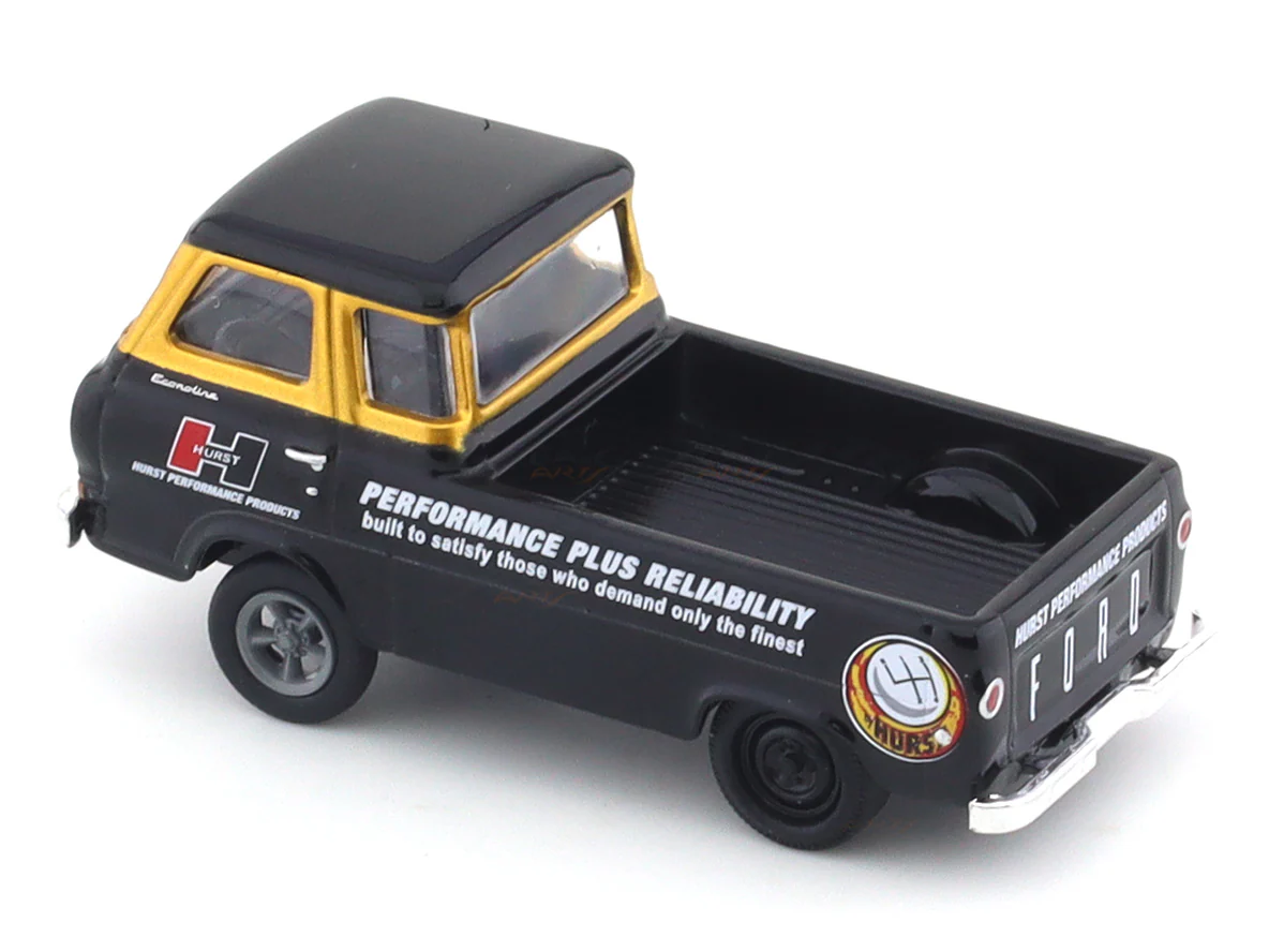 1965 Ford Econoline Pickup Hurst 1:64 M2 Machines diecast hauler scale model - Image 8