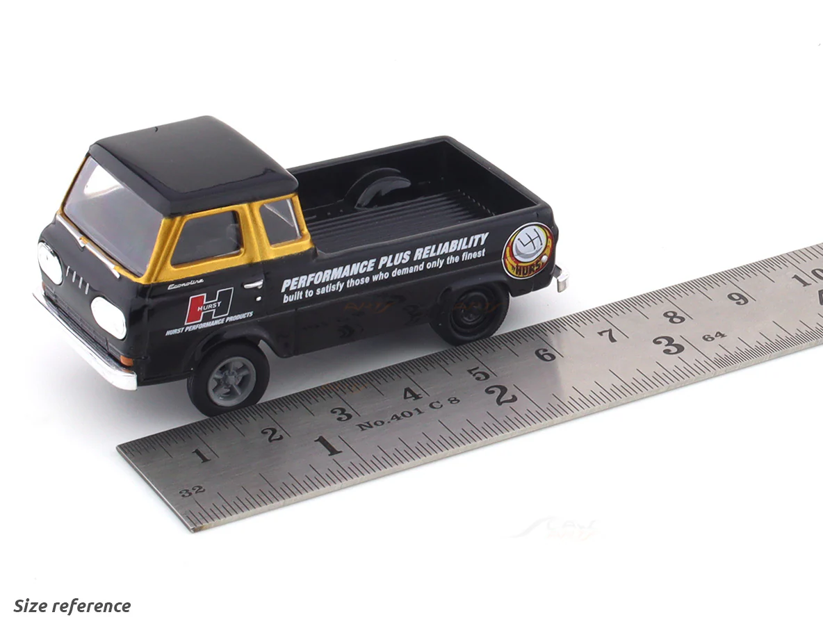 1965 Ford Econoline Pickup Hurst 1:64 M2 Machines diecast hauler scale model - Image 9