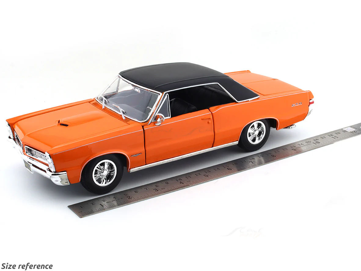 1965 Pontiac GTO Hurst Edition orange 1:18 Maisto diecast Scale Model car - Image 17