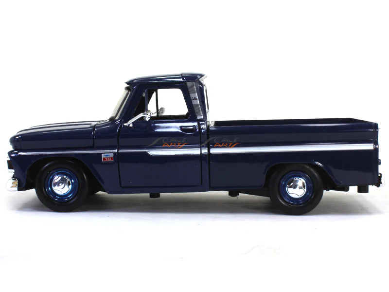 1966 Chevy C10 Fleetside Pickup 1:24 Motormax diecast scale model car - Image 2