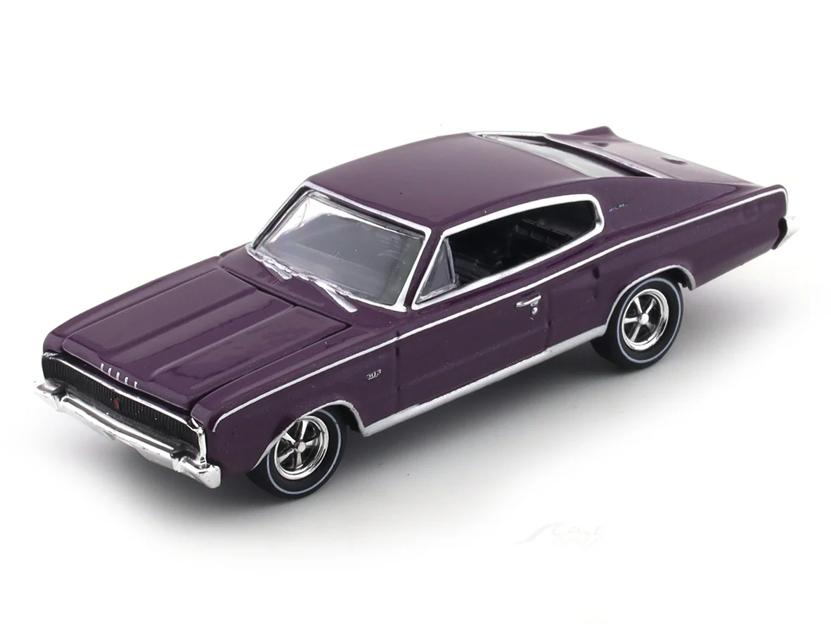 1966 Dodge Charger 383 Purple 1:64 M2 Machines diecast scale model collectible - Image 7