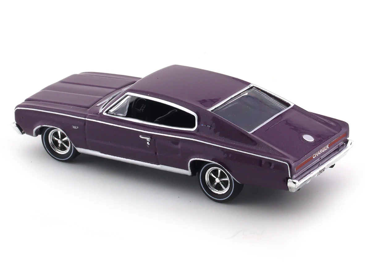 1966 Dodge Charger 383 Purple 1:64 M2 Machines diecast scale model collectible - Image 8