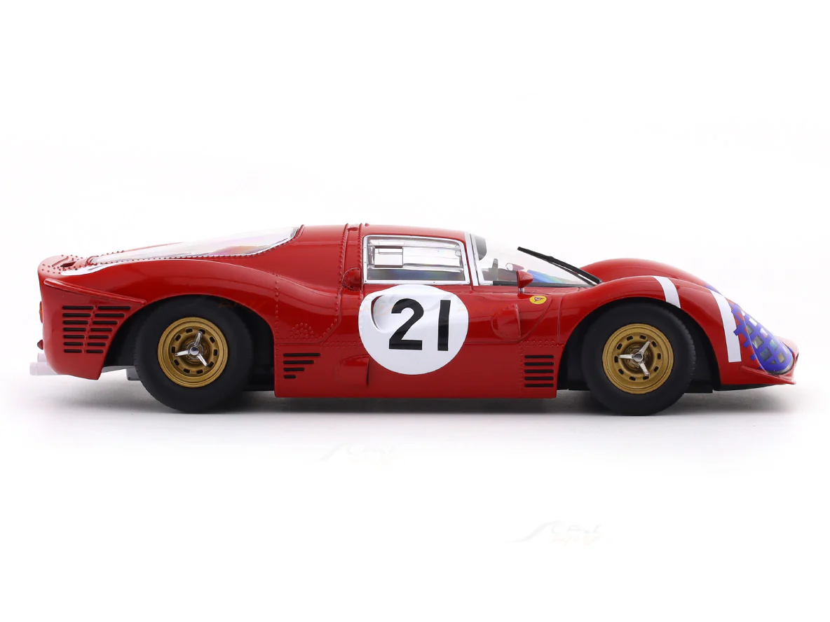 1966 Ferrari 330 P3 Coupe No.21 1:18 Werk83 diecast scale model car collectible - Image 5