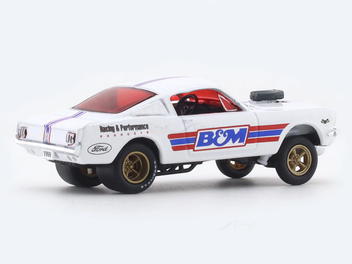 1966 Ford Mustang Gasser BnM 1:64 M2 Machines licensed diecast scale model car 32500-97 - Image 4