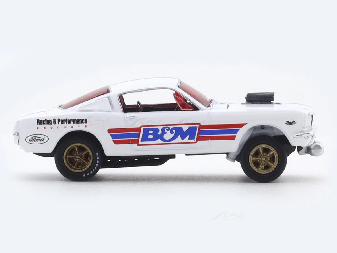 1966 Ford Mustang Gasser BnM 1:64 M2 Machines licensed diecast scale model car 32500-97 - Image 5