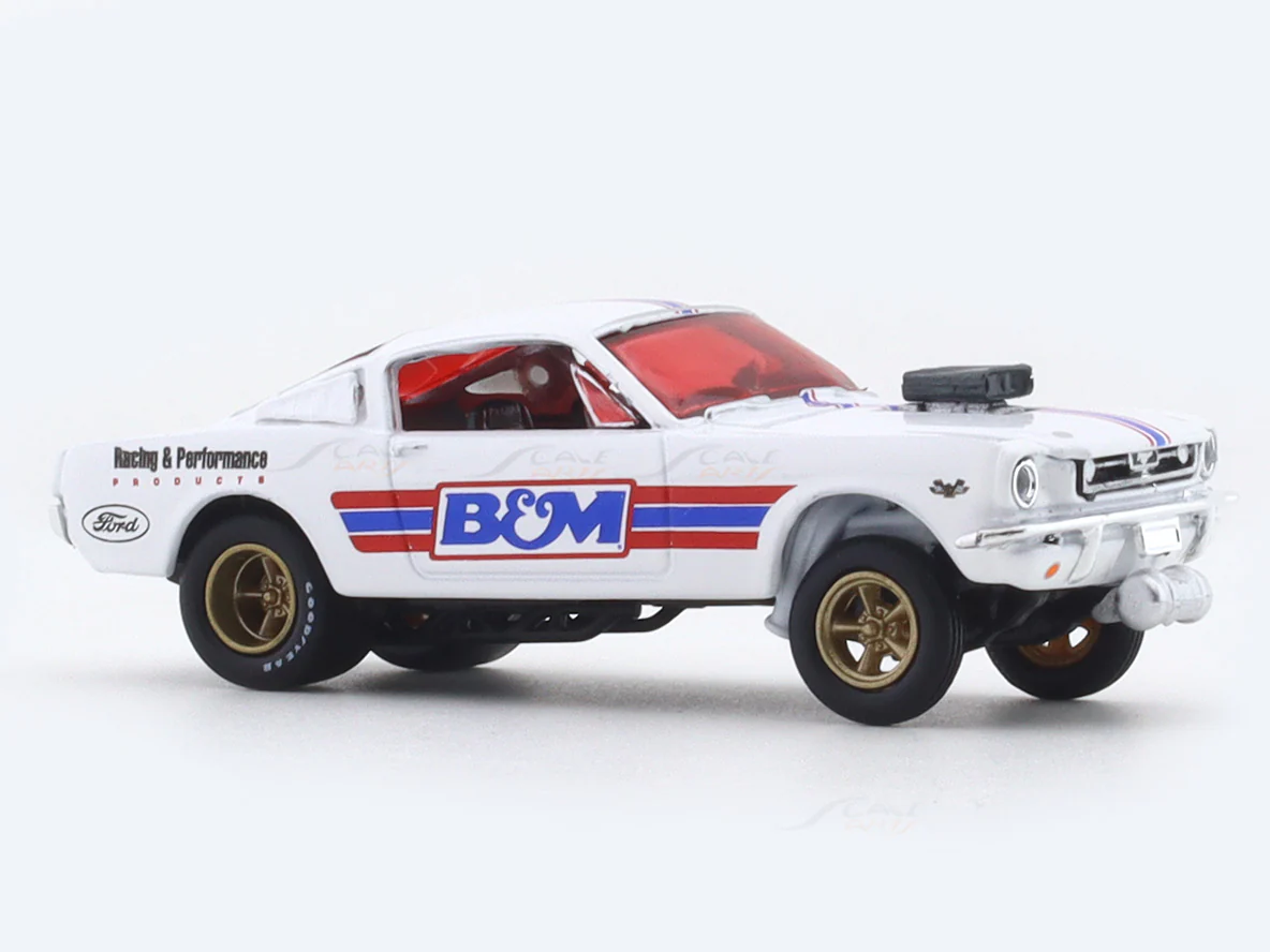 1966 Ford Mustang Gasser BnM 1:64 M2 Machines licensed diecast scale model car 32500-97 - Image 6