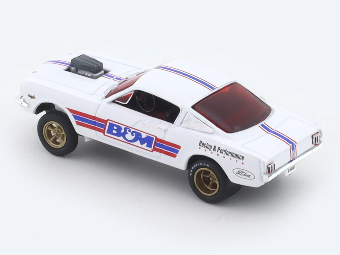 1966 Ford Mustang Gasser BnM 1:64 M2 Machines licensed diecast scale model car 32500-97 - Image 8