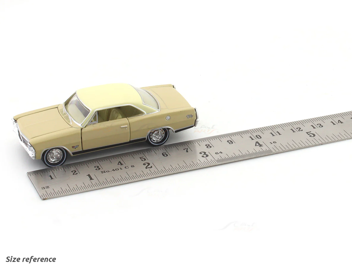 1967 Chevrolet Nova SS beige 1:64 M2 Machines licensed diecast scale model car 32600-79 - Image 14