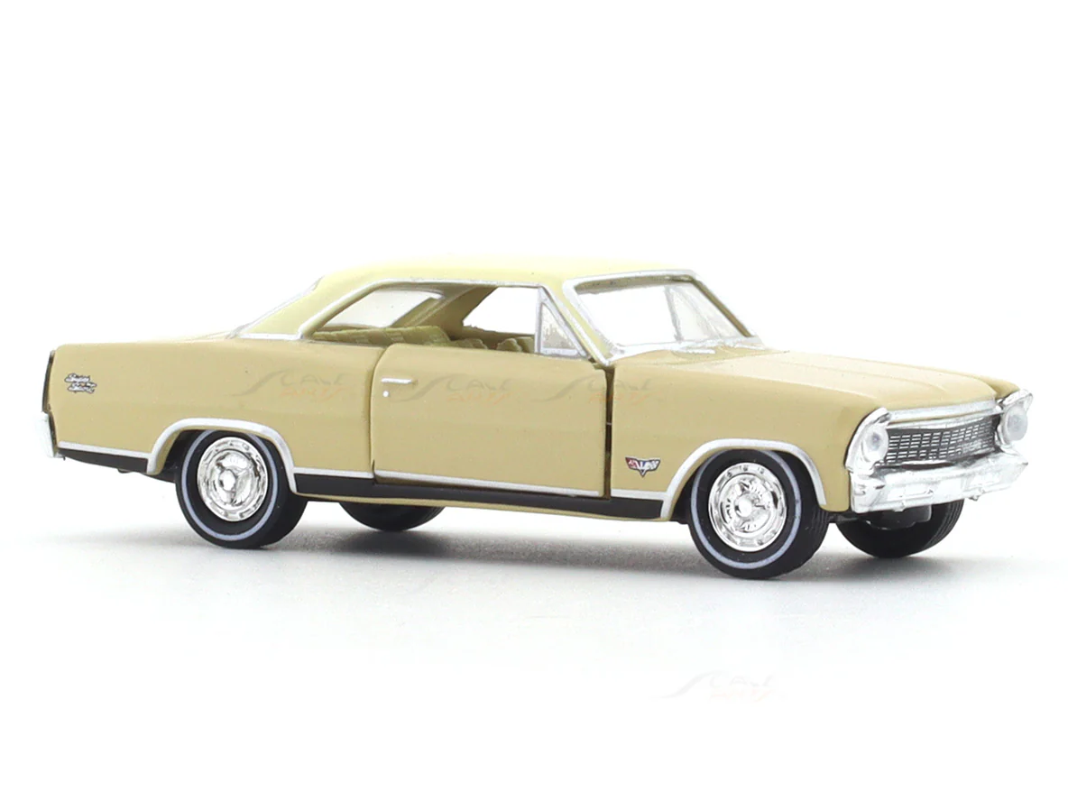 1967 Chevrolet Nova SS beige 1:64 M2 Machines licensed diecast scale model car 32600-79 - Image 6