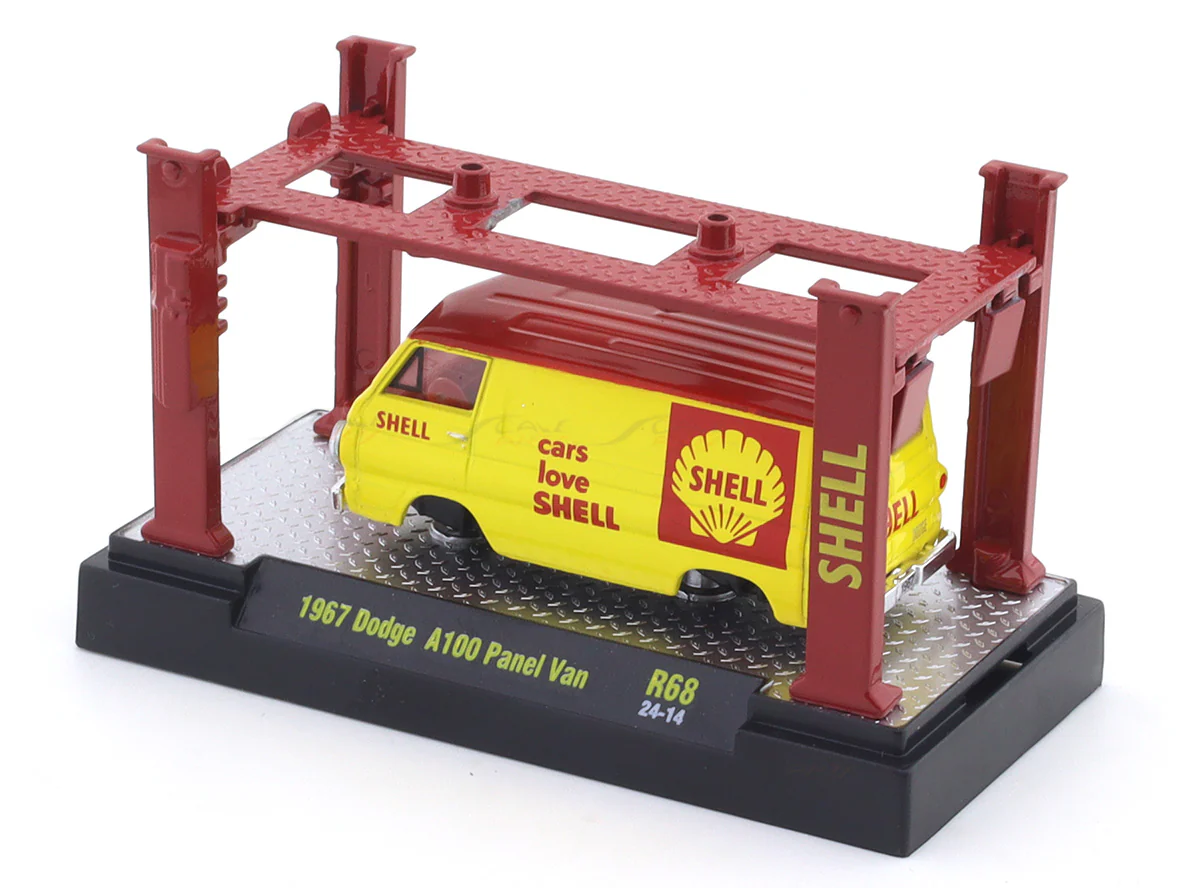 1967 Dodge A100 Panel van Shell Model Kit 1:64 M2 Machines diecast scale car collectible 37000-68 - Image 6