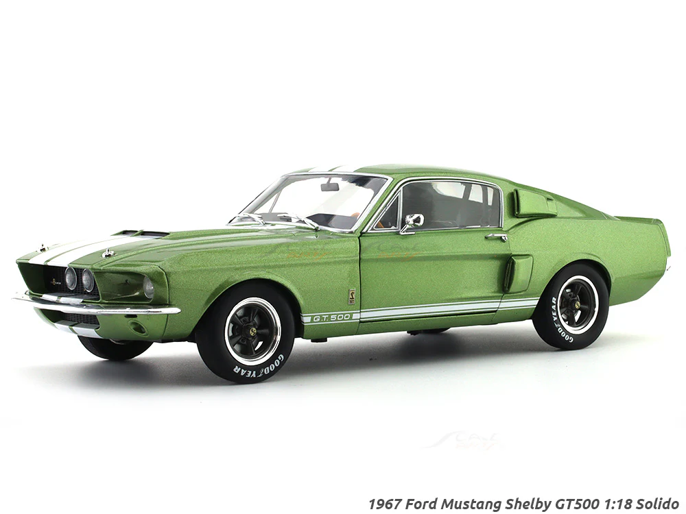 1967 Ford Mustang Shelby GT500 lime green 1:18 Solido diecast scale model