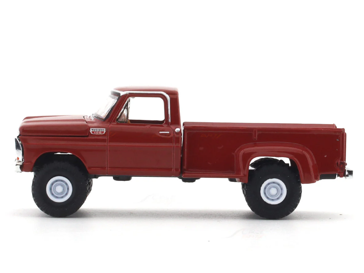 1967 Mercury M-100 Custom 4x4 red 1:64 M2 Machines licensed diecast scale model car 32500-95 - Image 2