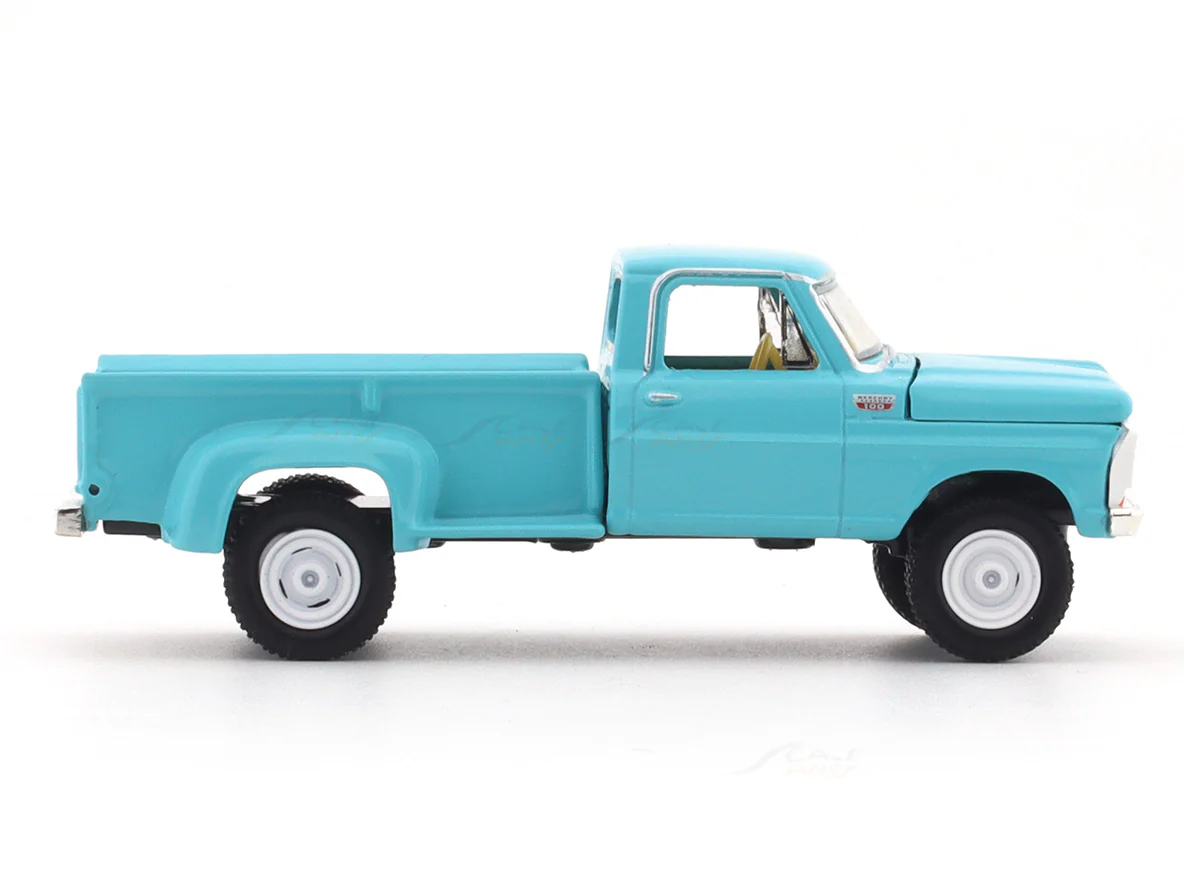 1967 Mercury M-100 Custom Cab blue 1:64 M2 Machines licensed diecast scale model car 32500-89 - Image 5