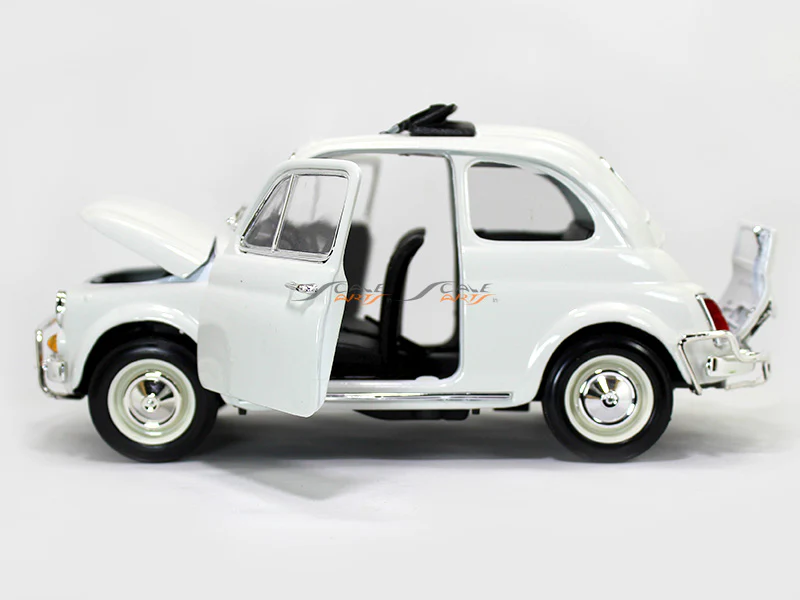 1968 Fiat 500L 1:18 Bburago diecast scale model car collectible - Image 5