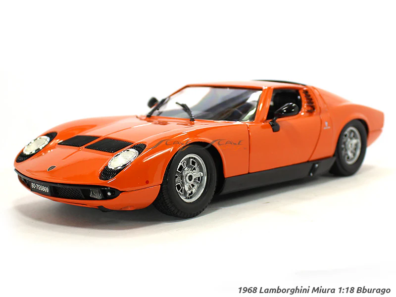 1968 Lamborghini Miura 1:18 Bburago diecast Scale Model car