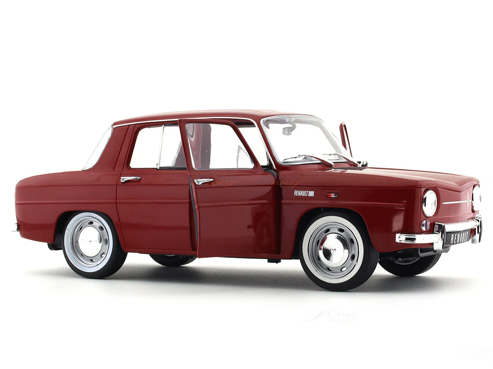 1968 Renault 8 Major red 1:18 Solido diecast Scale Model collectible - Image 12