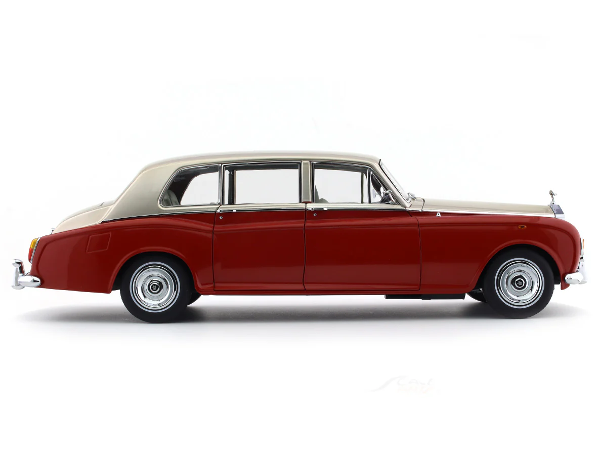 1968 Rolls-Royce Phantom VI Red / Beige 1:18 Kyosho licensed diecast scale model car collectible - Image 5