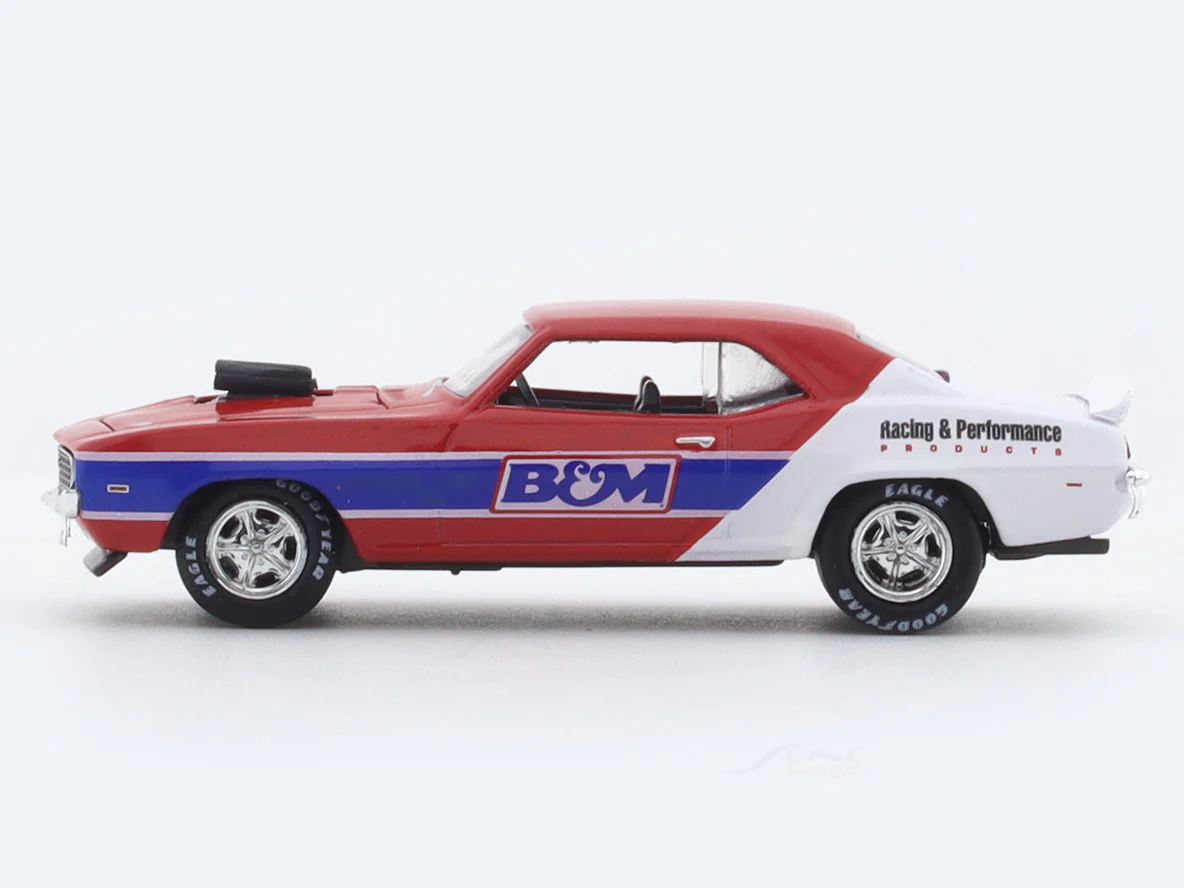1969 Chevrolet Camaro SS/RS B n M 1:64 M2 Machines licensed diecast scale model car 11228-121 - Image 2
