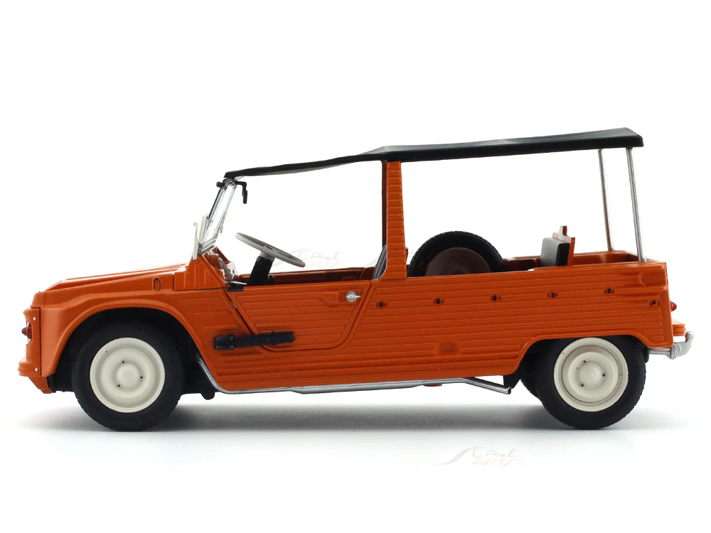 1969 Citroen Mehari MK I orange 1:18 Solido diecast Scale Model collectible - Image 2