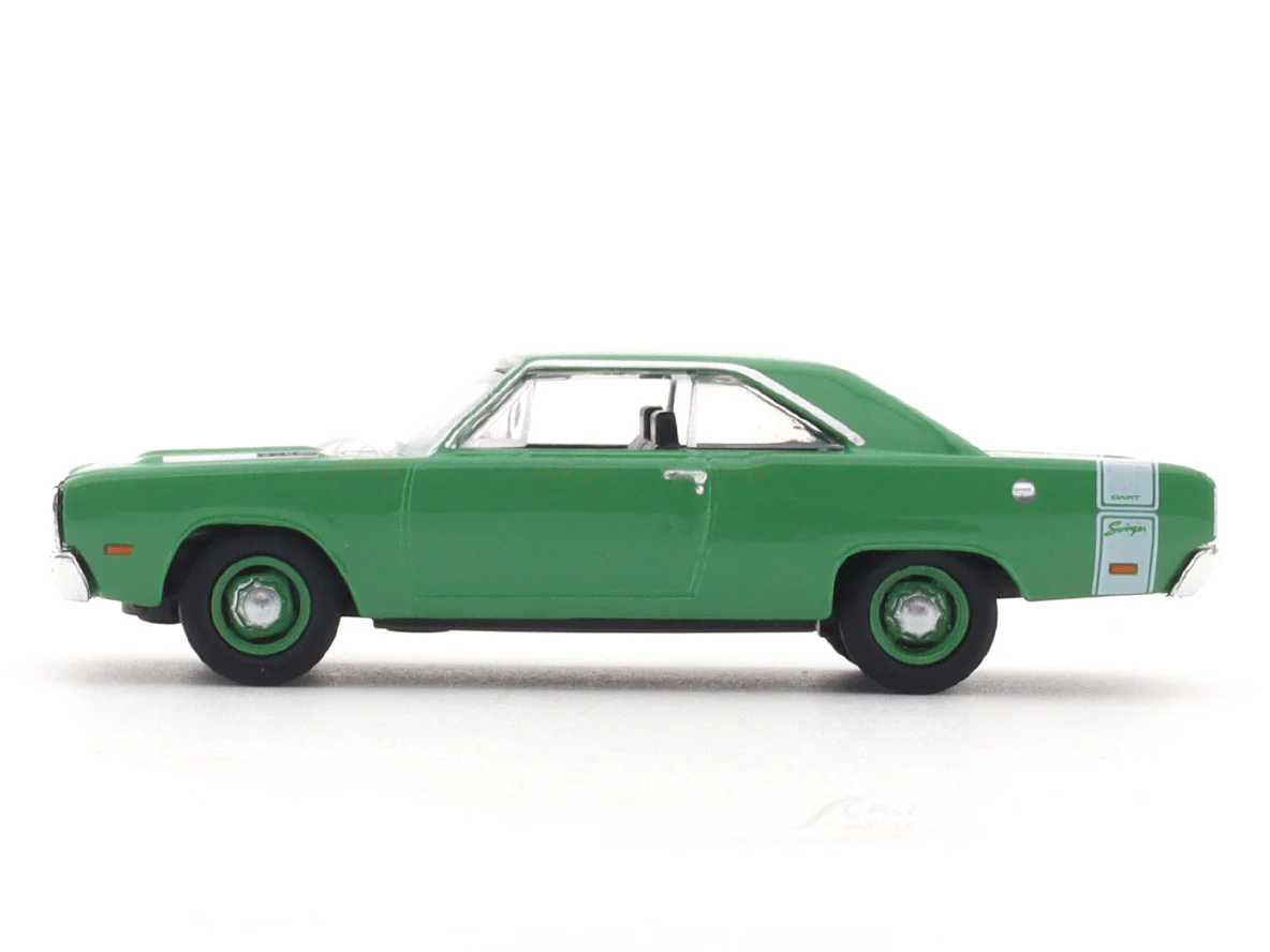 1969 Dodge Dart Swinger 340 green 1:64 M2 Machines licensed diecast scale model car 11228-108 - Image 2