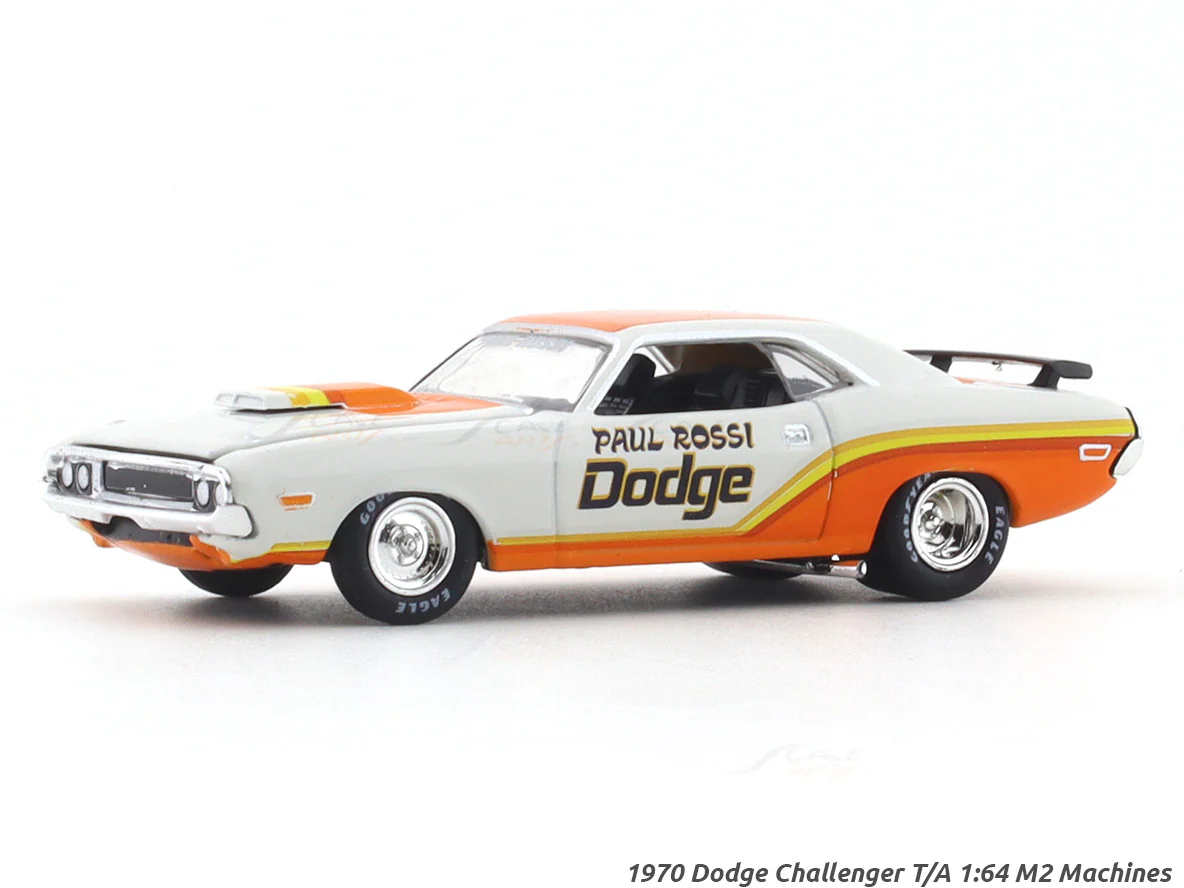 1970 Dodge Challenger T/A 1:64 M2 Machines licensed diecast scale model car 32500-97