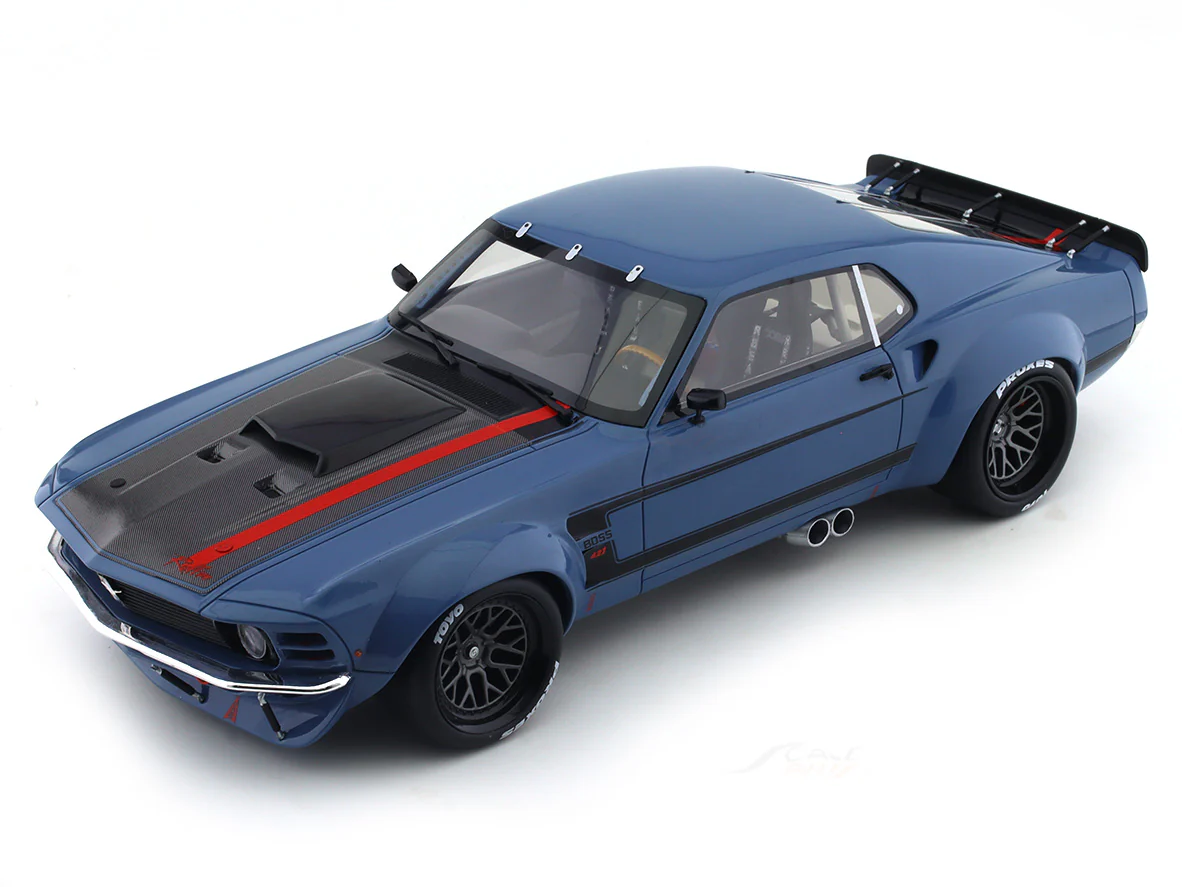 1970 Ford Mustang Boss Cobra by Ruffian 1:18 GT Spirit Scale Model collectible - Image 7