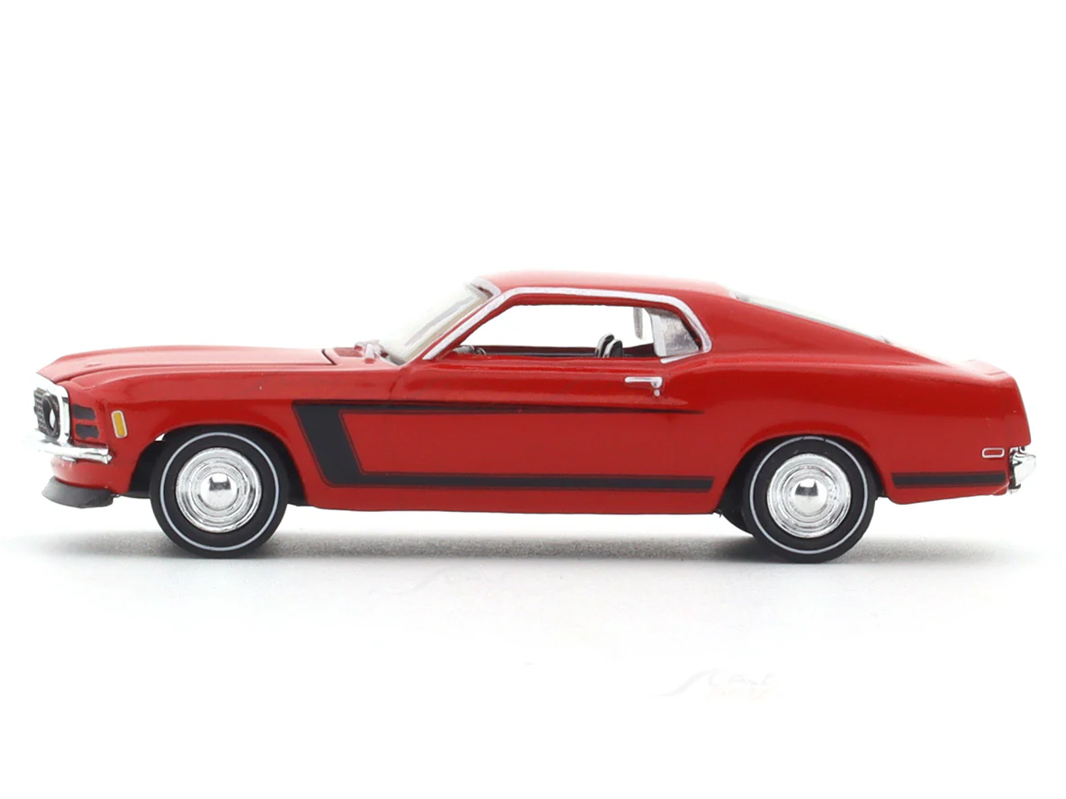 1970 Ford Mustang Grabber red 1:64 M2 Machines licensed diecast scale model car 11228-111 - Image 4