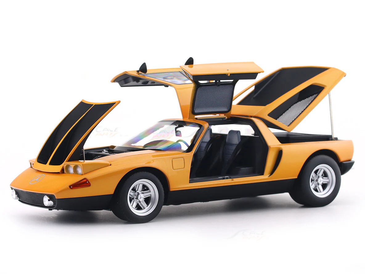 1970 Mercedes-Benz C111-II 1:18 Norev Licensed Diecast Scale Model Car Collectible - Image 9