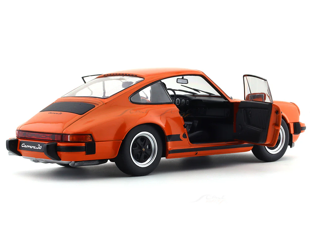 1970 Porsche 911 930 3.0 Carrera orange 1:18 Solido diecast Scale Model collectible - Image 10