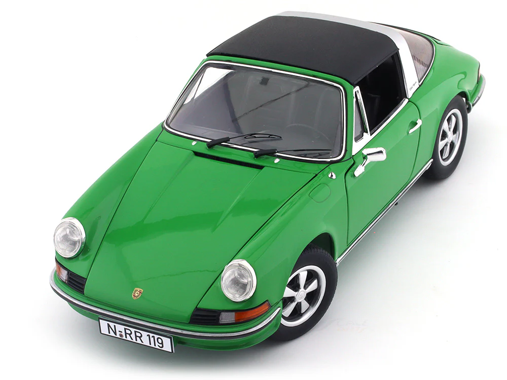 1973 Porsche 911 S Targa green 1:18 Schuco diecast Scale Model collectible - Image 22
