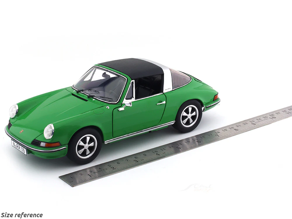 1973 Porsche 911 S Targa green 1:18 Schuco diecast Scale Model collectible - Image 27