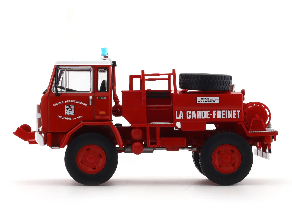 1974 Iveco Fiat 75 PC Fire Truck France 1:43 diecast scale model truck collectible - Image 2