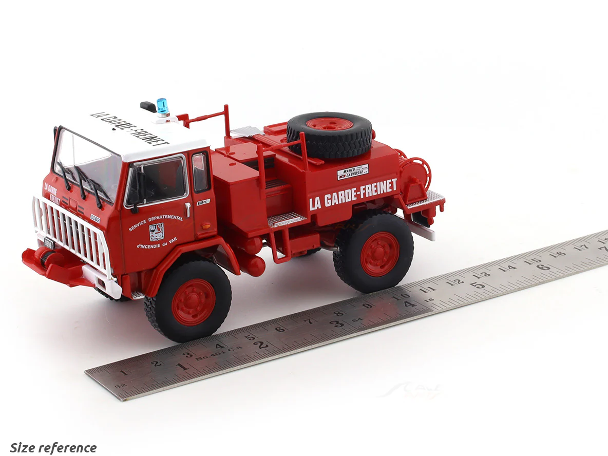 1974 Iveco Fiat 75 PC Fire Truck France 1:43 diecast scale model truck collectible - Image 9