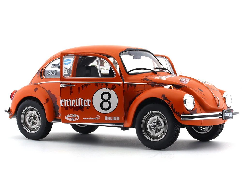 1974 Volkswagen 1303 Beetle Jagermeister Tribute 1:18 Solido diecast Scale Model collectible - Image 12