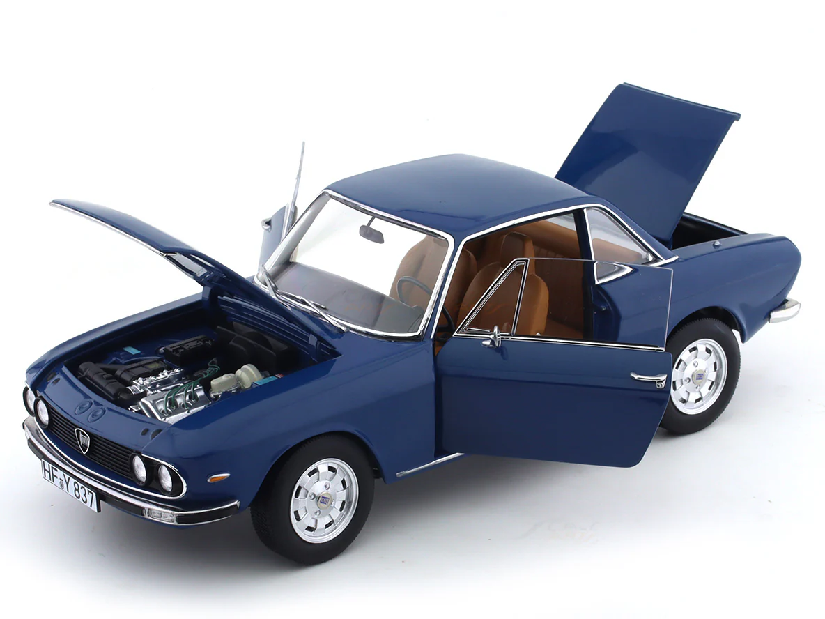 1975 Lancia Fulvia 3 Coupe blue 1:18 Norev diecast scale model car - Image 15
