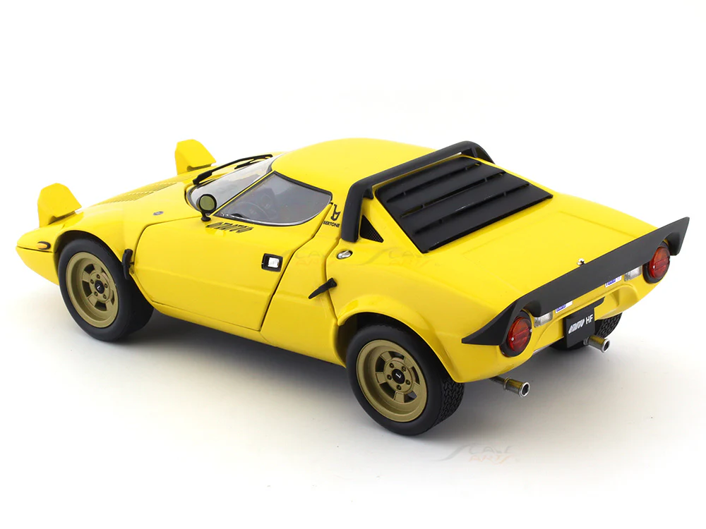 1975 Lancia Stratos HF yellow 1:18 Kyosho diecast scale model miniature - Image 16