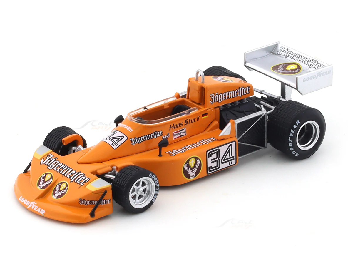 1976 March 761 Hans Joachim Stuck No 34 1:43 Formula 1 diecast scale model car collectible - Image 7