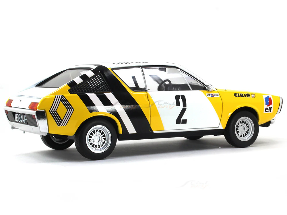 1976 Renault 17 #2 Rallye de Pologne 1:18 Solido diecast Scale Model car - Image 4