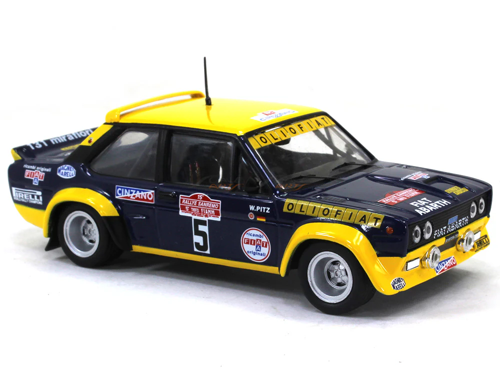 1977 Fiat 131 Abarth 1:43 IXO diecast Scale Model Car - Image 6