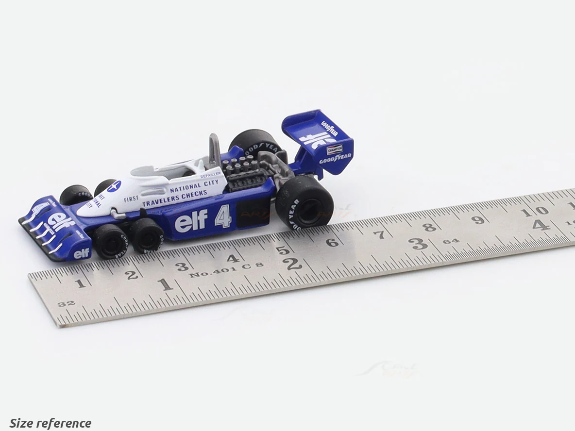 1977 Tyrrell P34 Monaco GP No 4 1:64 Kyosho licensed diecast scale model car miniature - Image 9