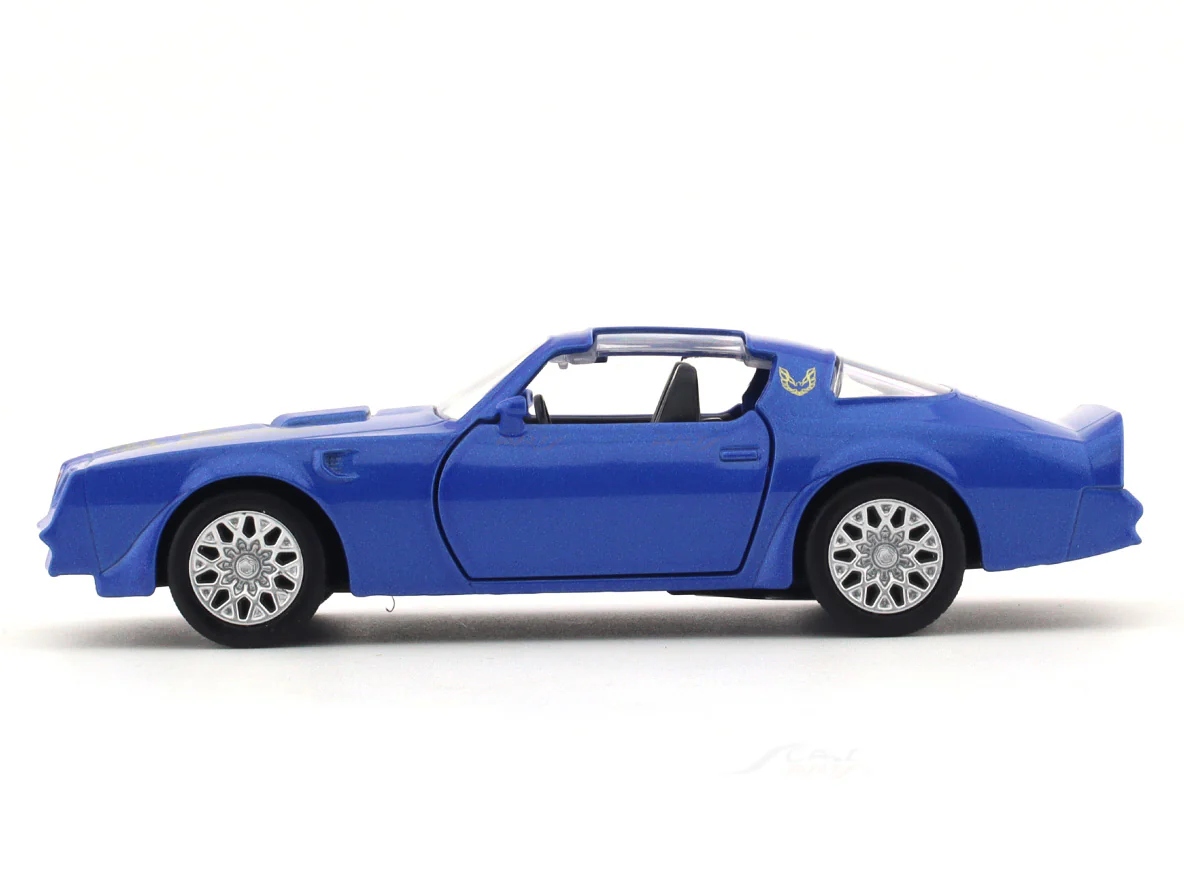 1978 Pontiac Firebird Trans AM blue 1:36 Super Fast pull back car scale model - Image 2